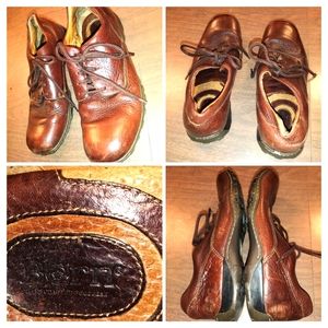 Born M6186 Mens Brown Leather Casual Lace Up Shoes Size: 11.5 US